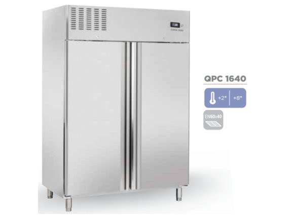 Frigorifero QPC 1640 pasticceria inox 1300 litri, positivo +2 /+8°.